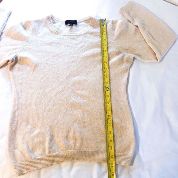 100% CASHMERE!! Charter Club Sweater in Cream, Size Medium - Picture 6 of 6